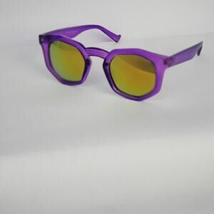Purple Mirrored Sunglasses